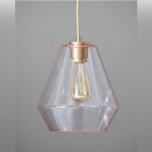 Glass Diamond Plug-In Pendant